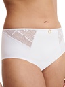 Culotte Taille Haute CHANTELLE "Graphic Support" C21S80 - Blanc 010