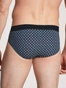 Slip homme fantaisie 90% coton CALIDA "Grafic Cotton" 22687 - Saragossa Blue 445