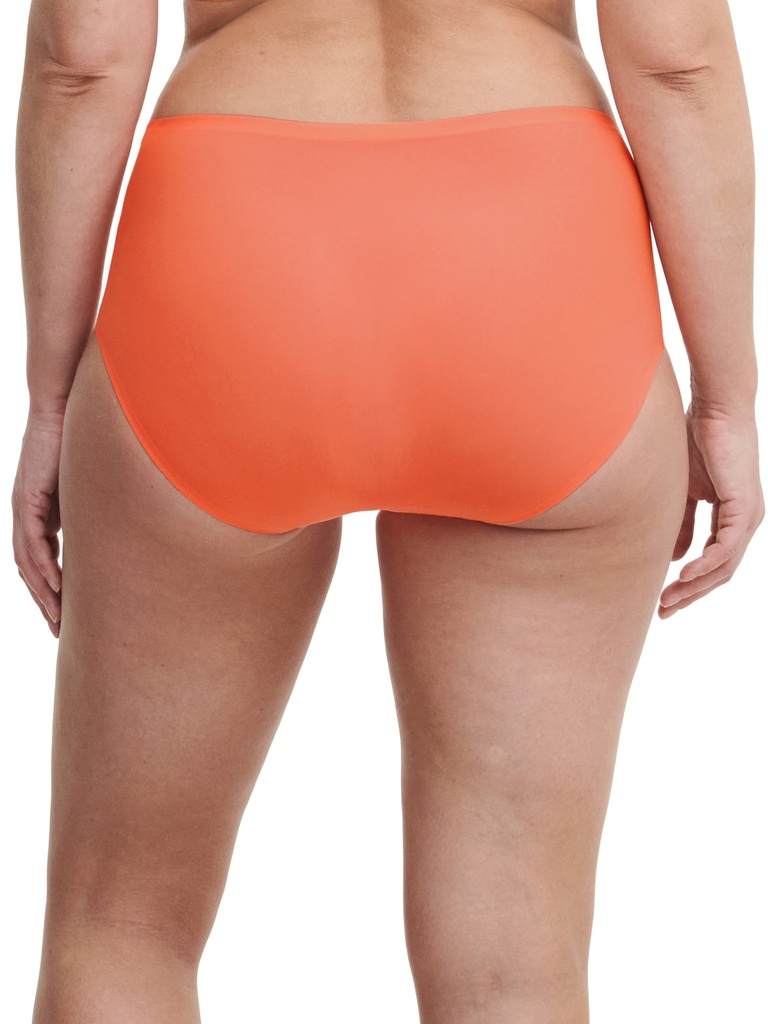 Culotte taille haute stretch invisible CHANTELLE "SoftStretch" C26470 - Tangerine 0YW
