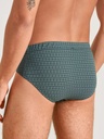 Slip homme fantaisie coton CALIDA "Grafic Cotton" 22787 - Dark Glen 549