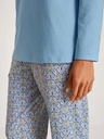 Pyjama dame CALIDA "Ornament Nights" 40696 - Placid Blue 502