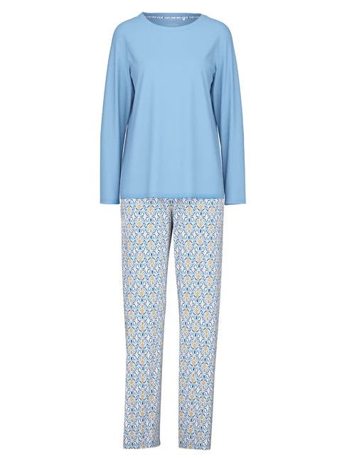 Pyjama dame CALIDA "Ornament Nights" 40696 - Placid Blue 502