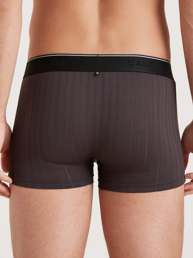 Boxer homme 94% coton respirant & anti-odeurs CALIDA "Pure & Style" 26686 - Shale Grey 947