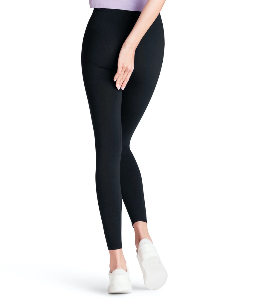 Legging taille haute FALKE "Cotton Seamless " 41295 - Black 3009