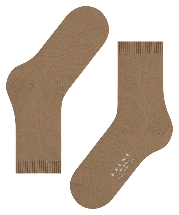 Chaussettes laine&cachemire dame FALKE "Cosy Wool" 47548 - Wholegrain 5017