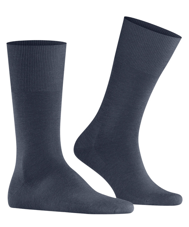 Chaussettes Hommes Laine FALKE "Airport " 14435 - Space blue 6116