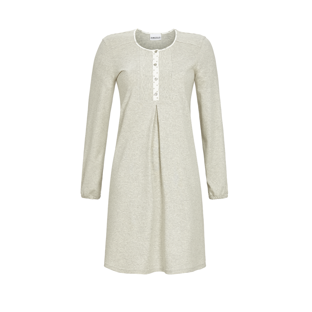 Chemise de nuit avec poignets en tricot RINGELLA 2511147 - Ivoire 710