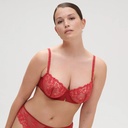 Soutien-gorge corbeille SIMONE PERELE "Saga" 15C330 - Lipstick 459