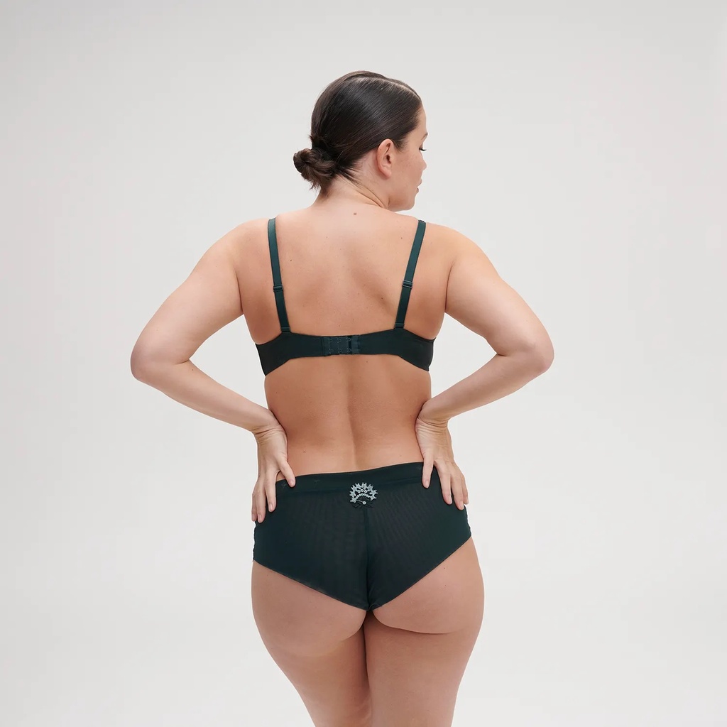 Soutien-gorge push-up triangle SIMONE PERELE "Wish" 12B347 - Vert Kolsaï 658