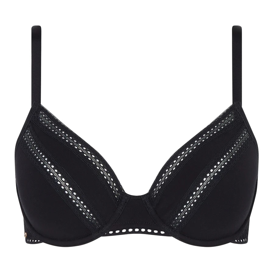 Soutien-gorge armaturé LOU "Caresse" 4B350 - Noir 030