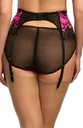 Porte Jarretelles DITA VON TEESE "Victresse" D46041 - Black Fuschia