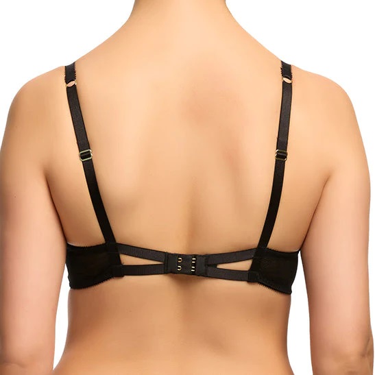 Soutien-gorge Corbeille DITA VON TEESE "Victresse" D59041 - Black Chartreuse