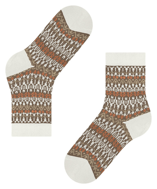 Chaussettes laine&cachemire dame FALKE "Cosy Wool" 47548 - Wholegrain 5017