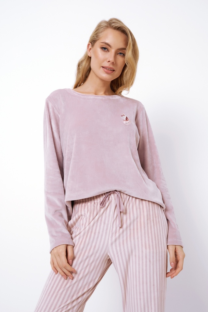 Pyjama dame long ARUELLE "Lunna" AR-LUN-PL - Pink
