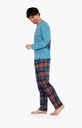 Pyjama Long 100% coton bio ARTHUR "John" BOS - Multicolore JOHNH23