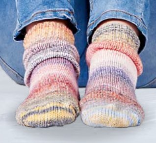 Chaussettes femme 50%laine CRONERT 15402 - Nuance de Rose 1510