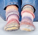 Chaussettes femme 50%laine CRONERT 15402 - Nuance de Rose 1510