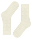 Chaussettes 75%laine dames FALKE "Melody" 46313 - Woolwhite 2060