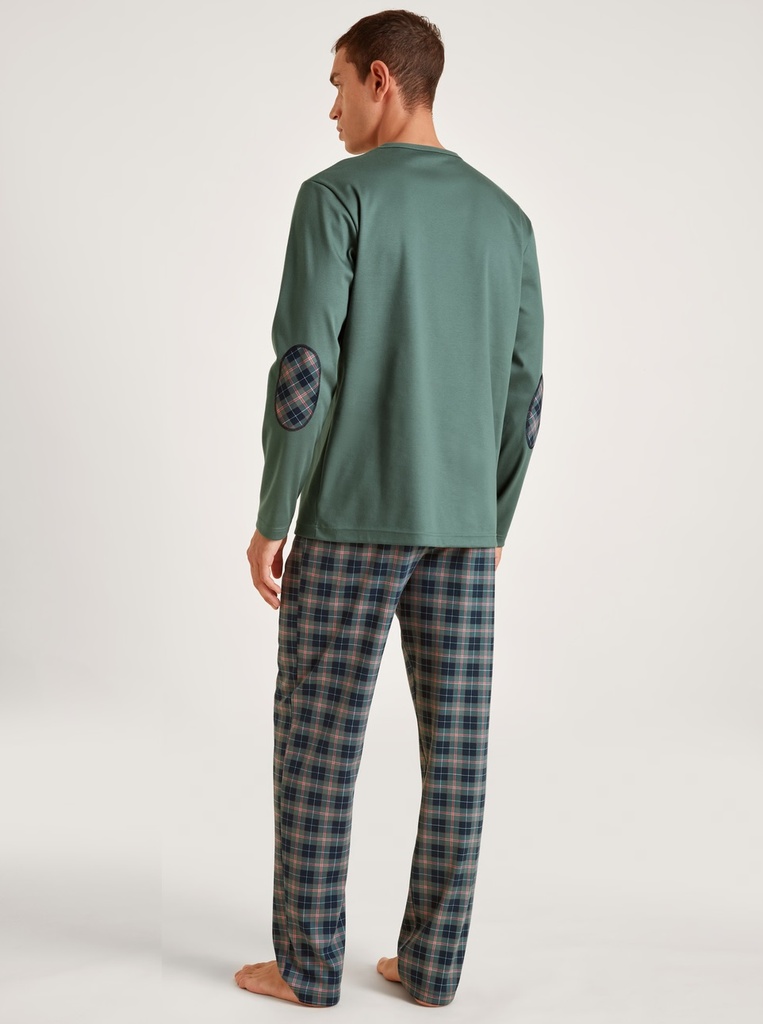Pyjama long homme 100%coton CALIDA "Relax Comfy 4" 46062 - Dark Glen 549