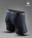 Boxer homme de sport microfibre avec maintien intérieur LOIC HENRY "Sport" KBS003N - Noir