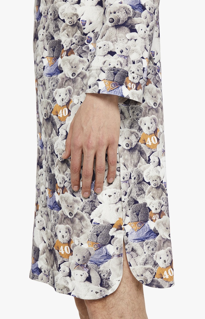 Chemise de nuit en pilou ARTHUR "Grand-Père" CGI - Noisette TEDDH23
