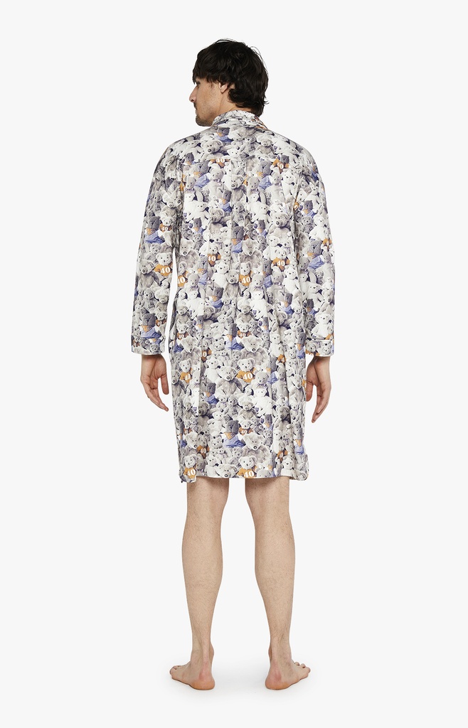 Chemise de nuit en pilou ARTHUR "Grand-Père" CGI - Noisette TEDDH23