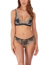 Soutien-gorge triangle sans armature WACOAL "Embrace Lace" WA852191 - Ebony Shifting Sand 076