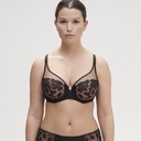 Soutien-gorge décolleté plongeant SIMONE PERELE "Dahlia" 14V319 - Noir Cooper 012