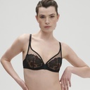 Soutien-gorge décolleté plongeant SIMONE PERELE "Dahlia" 14V319 - Noir Cooper 012