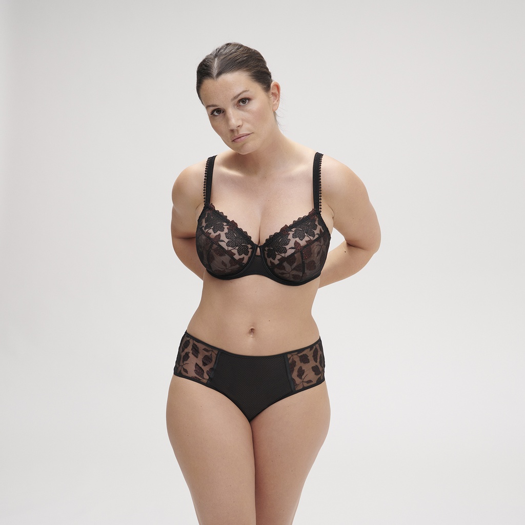 Soutien-gorge armaturé emboitant SIMONE PERELE "Dahlia" 14V320 - Noir Cooper 012