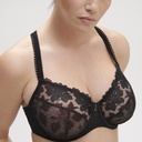 Soutien-gorge armaturé emboitant SIMONE PERELE "Dahlia" 14V320 - Noir Cooper 012