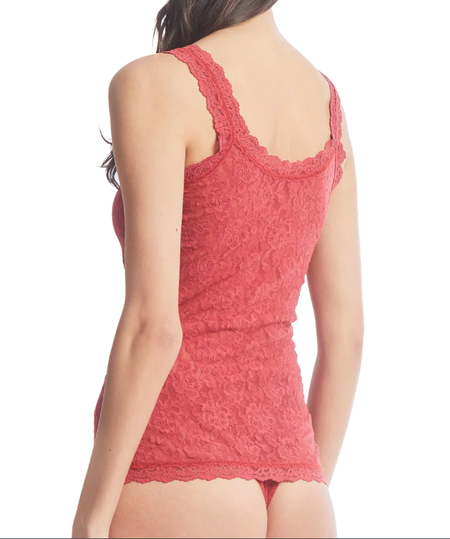 Top sans manches dentelle stretch HANKY PANKY "Classic Cami" 1390L - Burnt Sienna BRNS