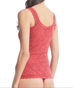 Top sans manches dentelle stretch HANKY PANKY "Classic Cami" 1390L - Burnt Sienna BRNS