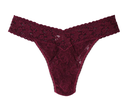 String dentelle stretch HANKY PANKY "Original Rise Thong" 4811P - Dried cherry DCHR