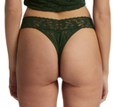 String dentelle stretch HANKY PANKY "Original Rise Thong" 4811P - Vines green VINE