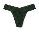 String dentelle stretch HANKY PANKY "Original Rise Thong" 4811P - Vines green VINE