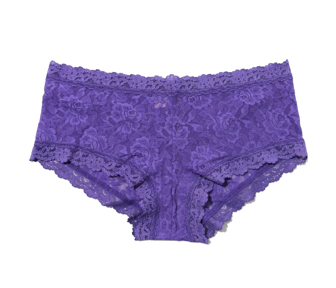 Shorty dentelle stretch HANKY PANKY "Boyshort" 4812P - Wild Violet Purple WVIP