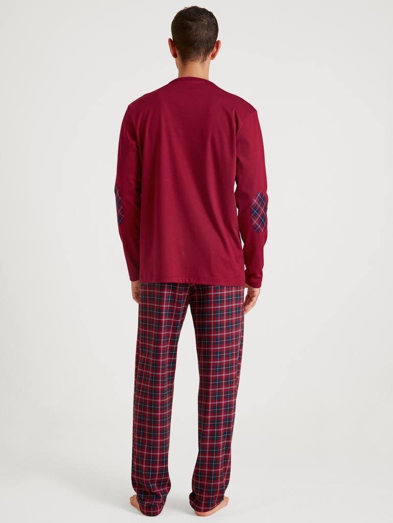 Pyjama homme longues manches CALIDA "Family & Friends" 41789 - Rio Red 167