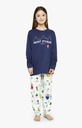 Pyjama long enfant ARTHUR LUK - Blanc SKISH23