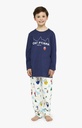 Pyjama long enfant ARTHUR LUK - Blanc SKISH23