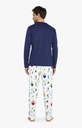 Pyjama long homme ARTHUR ZAC - Blanc SKISH23