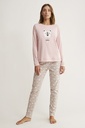 Duo Pyjama + Veste polar à tirette PROMISE N17023 - Rose 003