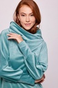 Pyjama long femme Homewear WOODY 232-52-TPC-V - Vert Pétrole 867