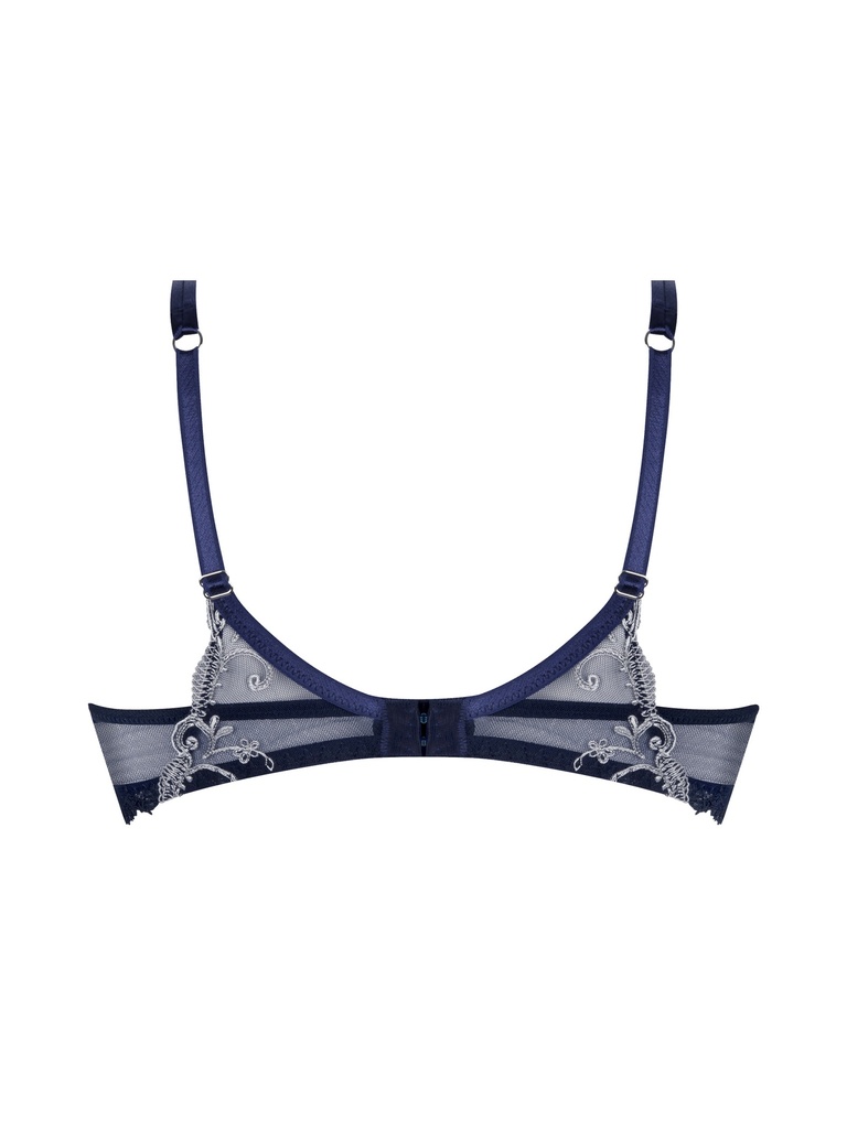 Soutien-gorge corbeille LISE CHARMEL "Déesse en Glam" ACH3015 - Marine Argent 15083