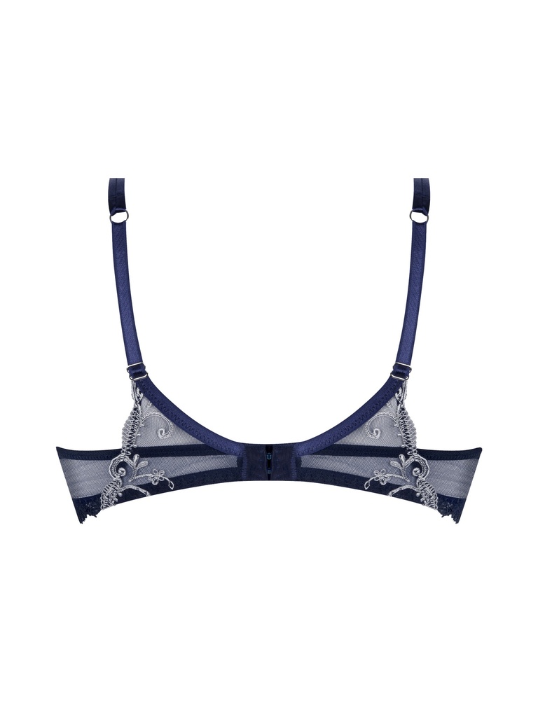 Soutien-gorge corbeille LISE CHARMEL "Déesse en Glam" ACH3015 - Marine Argent 15083