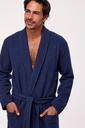 Peignoir homme à nouer WOODY 232-11-MDS-D - Bleu 826