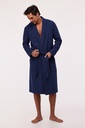 Peignoir homme à nouer WOODY 232-11-MDS-D - Bleu 826