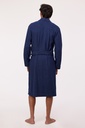 Peignoir homme à nouer WOODY 232-11-MDS-D - Bleu 826