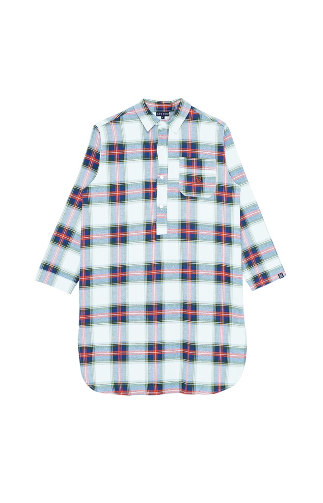 Chemise de nuit en pilou ARTHUR "Grand-Père" CGP - Glace LOGAH23