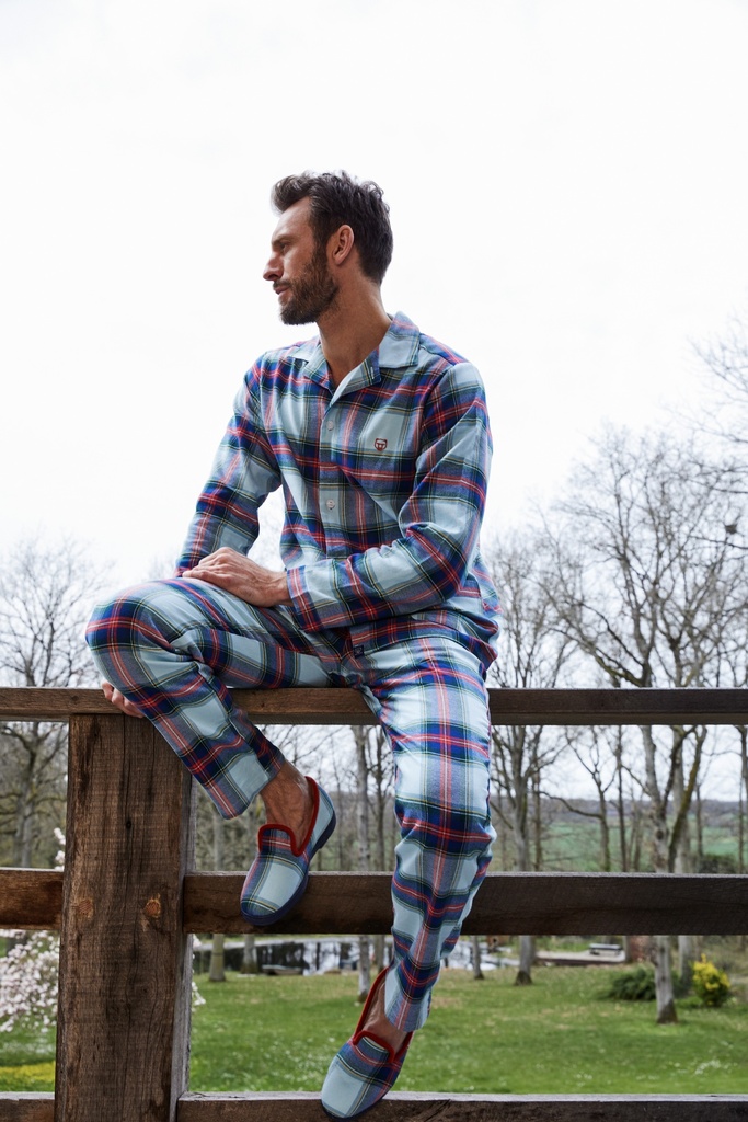 Pyjama long homme ARTHUR PLC - Glace LOGAH23